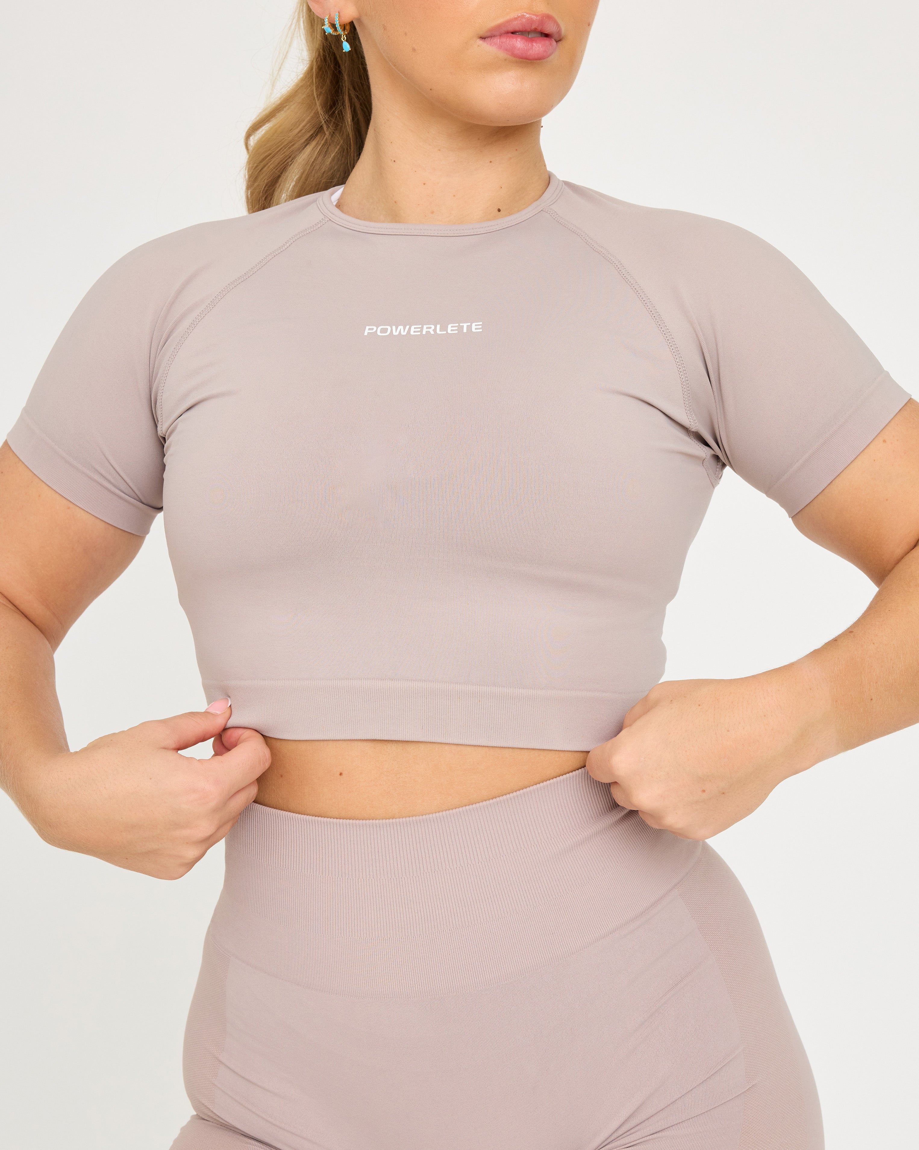 Evolve Sømløs SS Crop Top